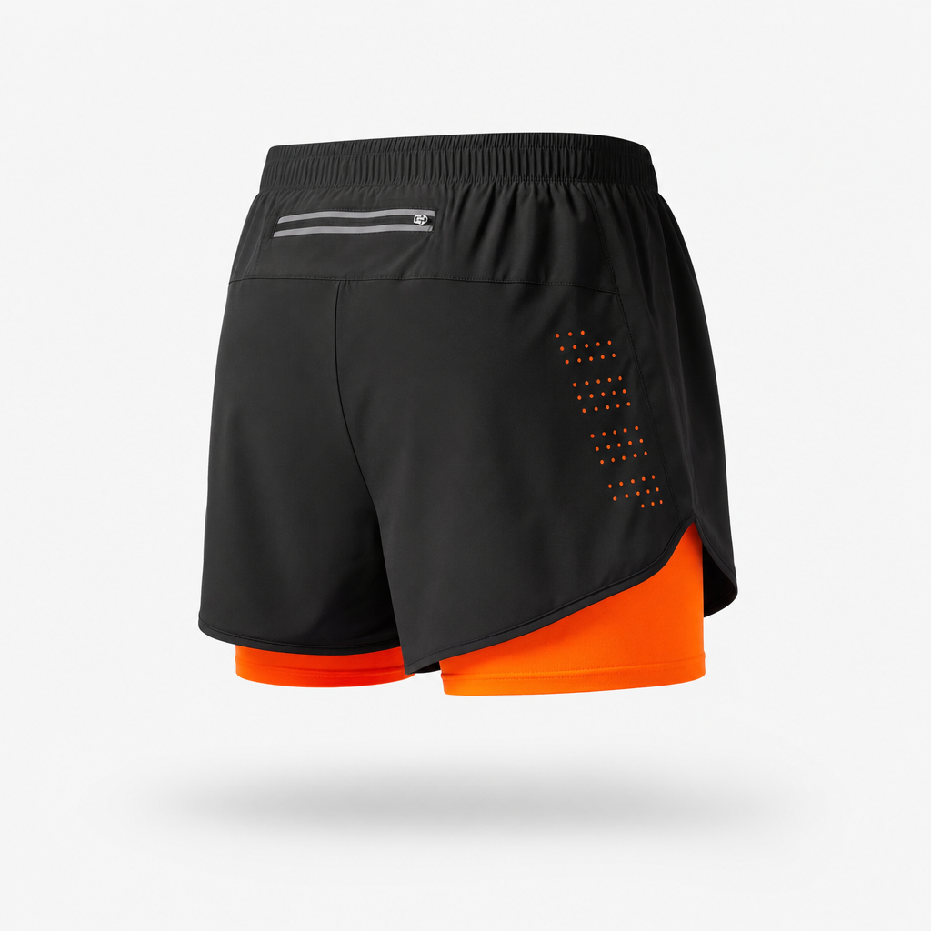 Kjallt Surge - All-Weather Short - Orange